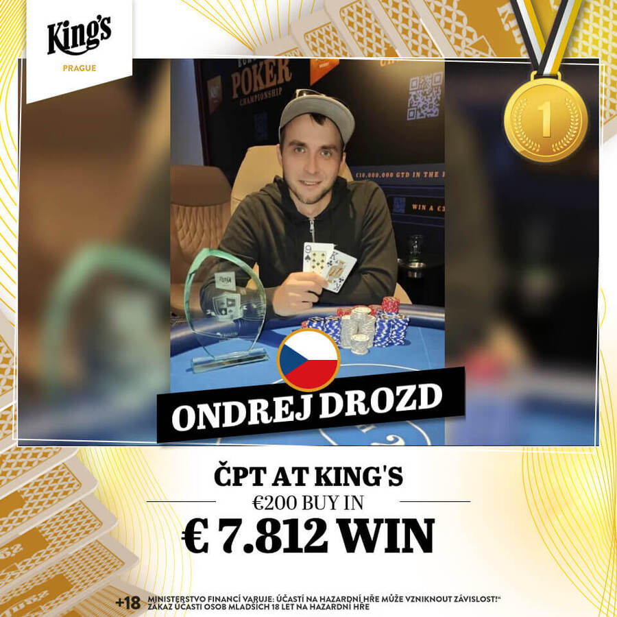 Ondřej Drozd šampionem ČPT v&nbsp;King’s