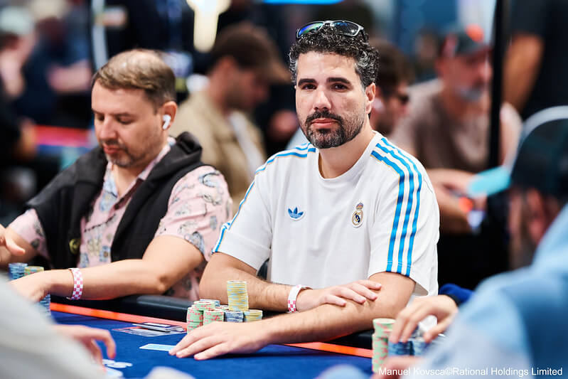 Brazilský chipleader EPT Main Eventu Fabricio Nociolini