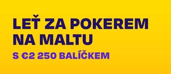 Kvalifikujte se na Malta Poker Festival 2026 online na Fortuně