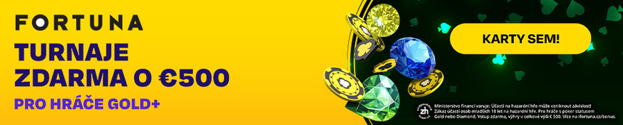 Hrajte poker na Fortuně a&nbsp;získejte vstup do freerollu