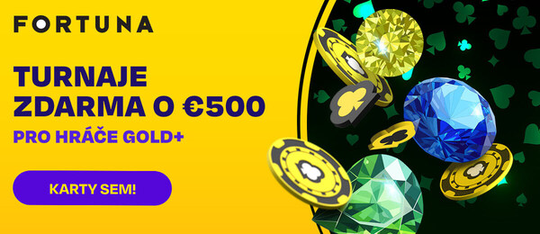 Získejte Gold nebo Diamond status a hrajte o €500 na Fortuně zdarma