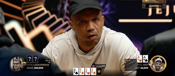Phil Ivey na Triton Poker Series v Jeju