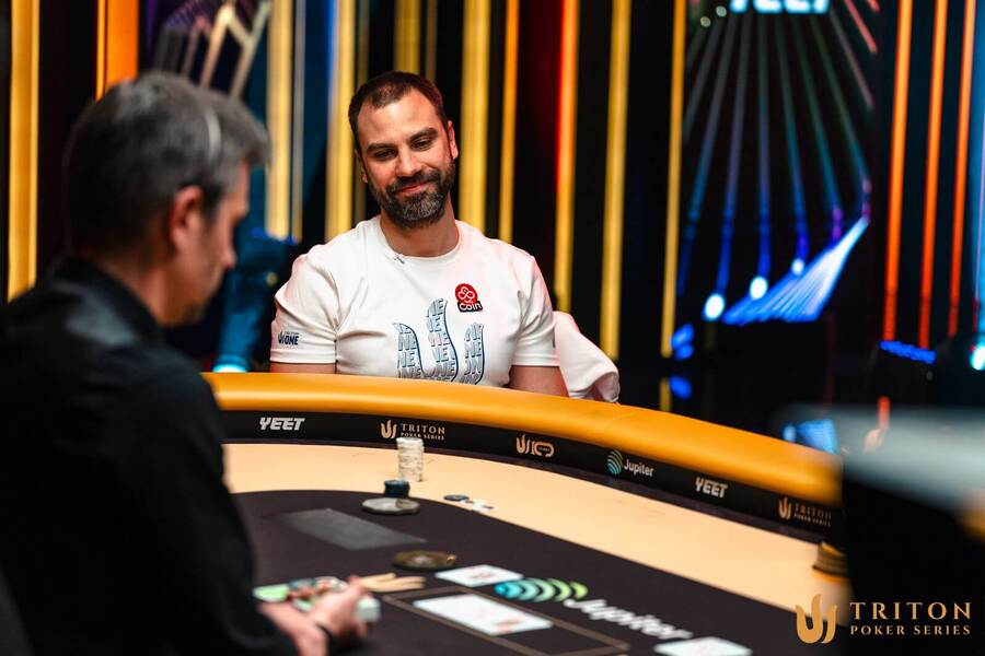 Největší stack v&nbsp;Main Eventu zabalil Danilo Velasevic