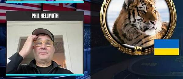 Phil Hellmuth nepoznal ukrajinskou vlajku