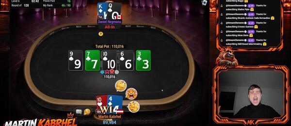 Kabrhel vs. Negreanu – rozhodující handa