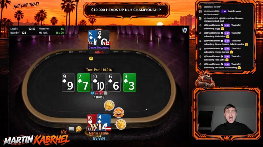Kabrhel vs. Negreanu – rozhodující handa