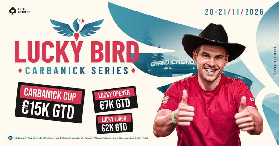 Premiéru v&nbsp;GCA má Lucky Bird Carbanick Series