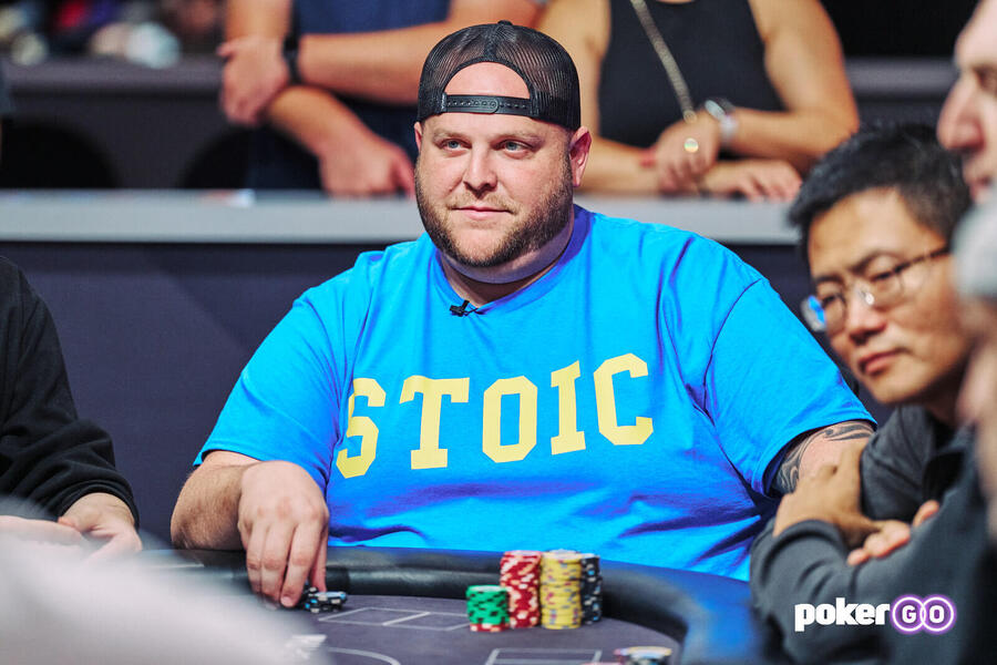 Nicholas Rigby během WSOP 2023 od PokerGO.com