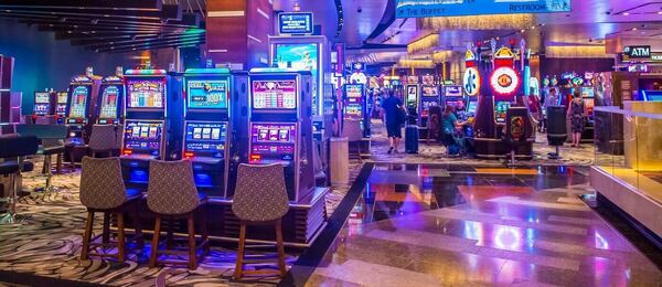 Interiér kasina Aria Las Vegas