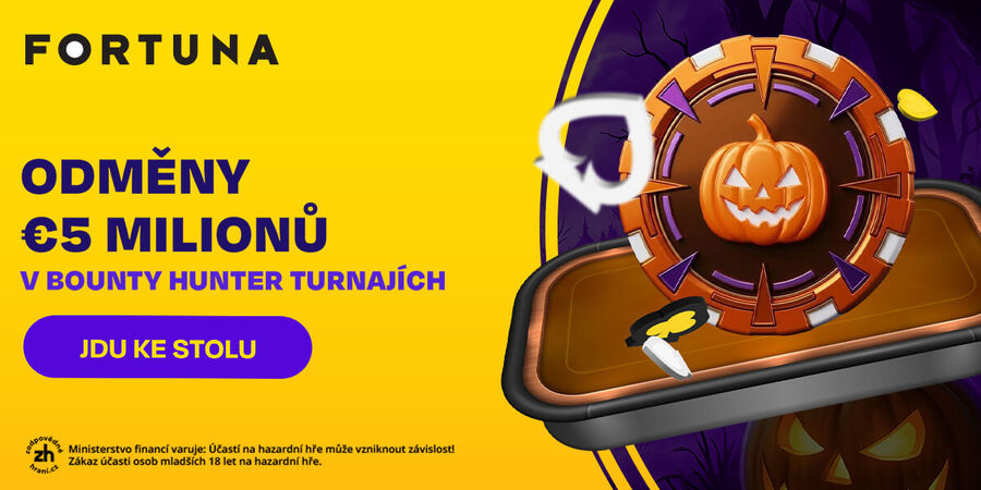 Halloweenská série Bounty Hunter Series garantuje celkem €5.000.000